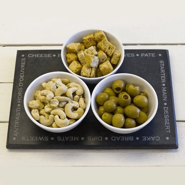 Slate Snack Serving Mat