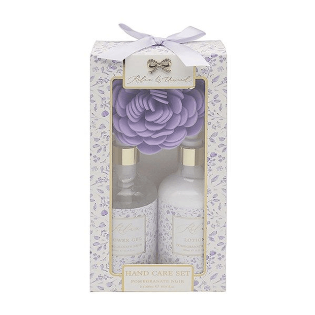 Pamper By Hearts Design Bath & Shower Set - Pomegranate Noir