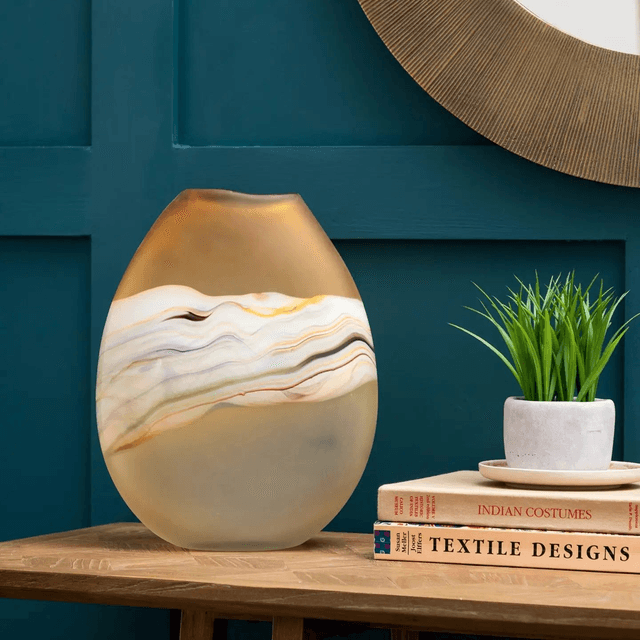 Voyage Maison Lucius Frosted Vase Citrine