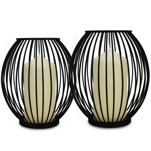 Cage Candle Holders - Set of 2 