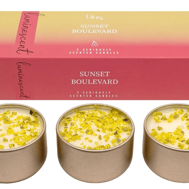 Luminescent Three Lites - Sunset Boulevard - Candle Gift set