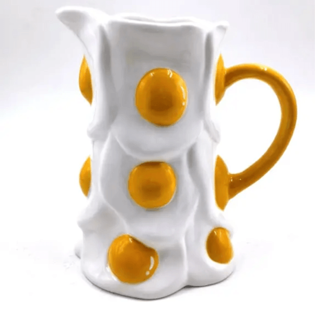 Multi fried  ceramic serving jug 