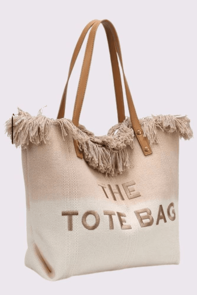 Summer Vibes Print Tassel Shoulder Bag