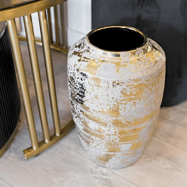 Aurous Fleck Medium Ceramic Pot