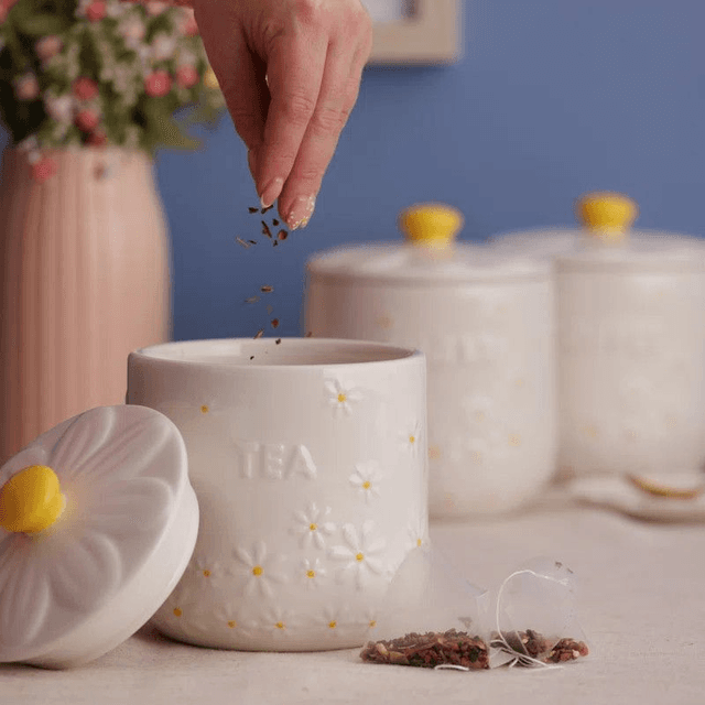 Price &amp; Kensington Daisy Tea Coffee Sugar Jar Set 