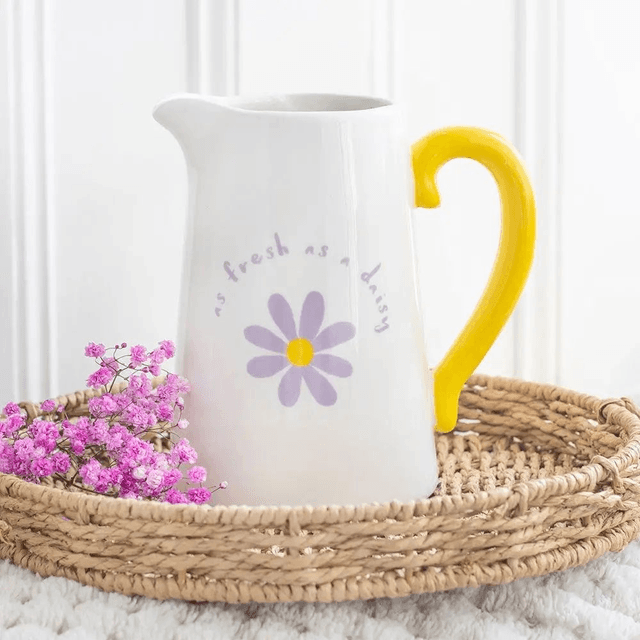 Fresh As A Daisy Ceramic Flower Jug