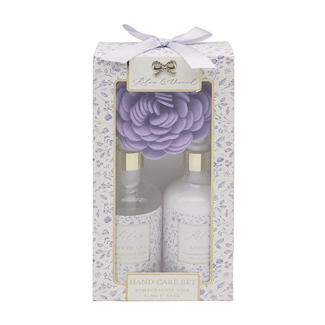 Pamper By Hearts Design Bath &amp; Shower Set - Pomegranate Noir