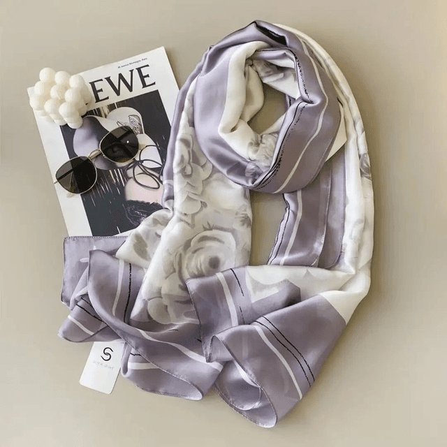 Satin Scarf Lilac