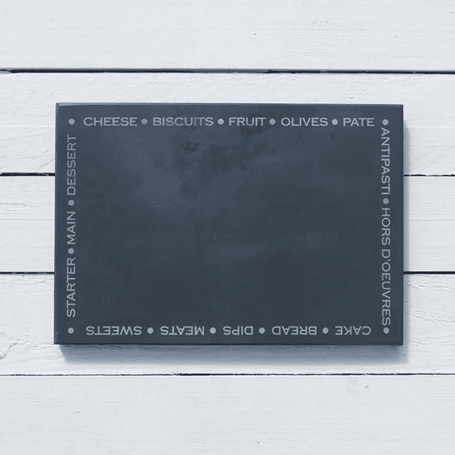 Slate Snack Serving Mat