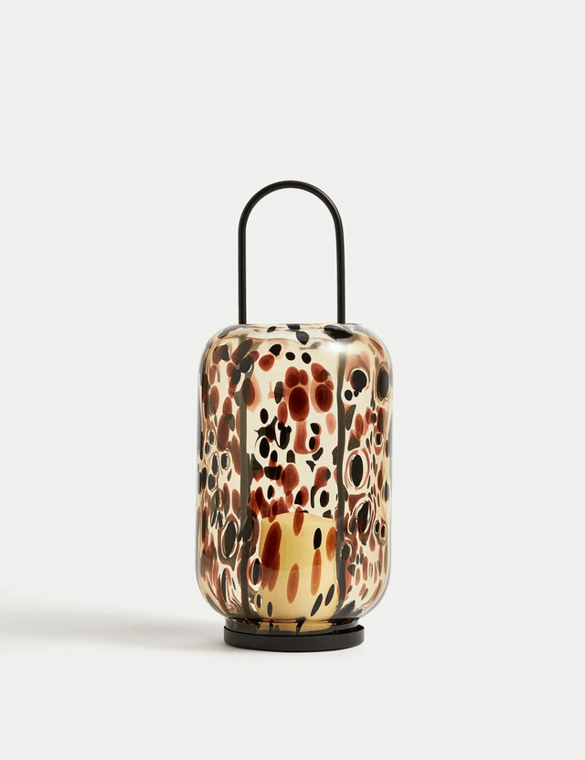 Confetti Glass Lantern