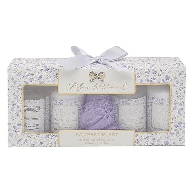 Pamper By Hearts Design Pamper Set - Pomegranate Noir
