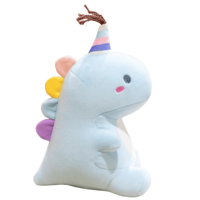 Birthday Dinosaur Doll Plush Toy Blue  38cm (15 inches) tall