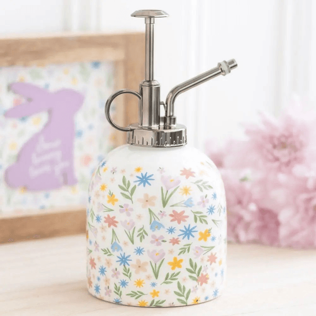 Spring Floral Print Ceramic Plant Mister