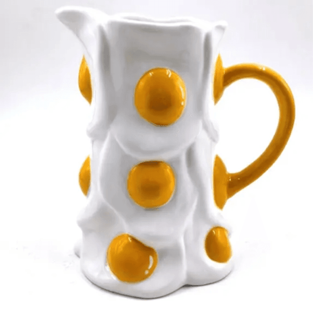 Multi fried  ceramic serving jug 